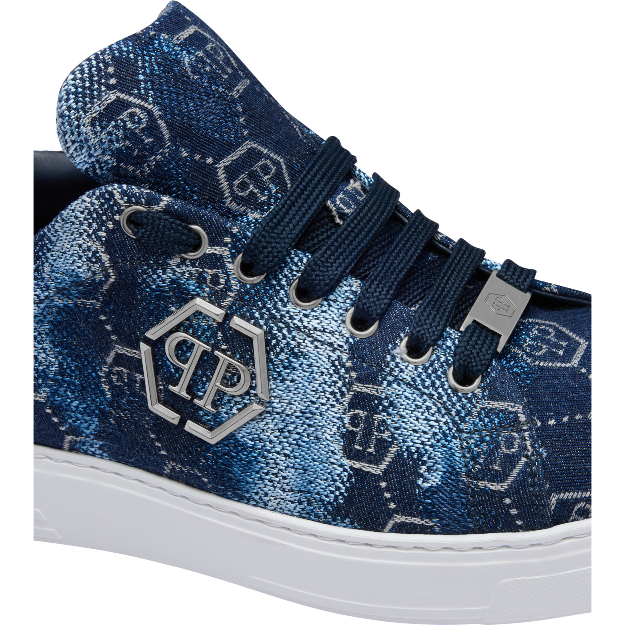 PHILIPP PLEIN Low-Top Sneakers Jacquard Monogram