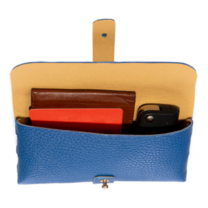 Argelato mini bolso de mano / cartera mujer. Piel auténtica Dollaro.