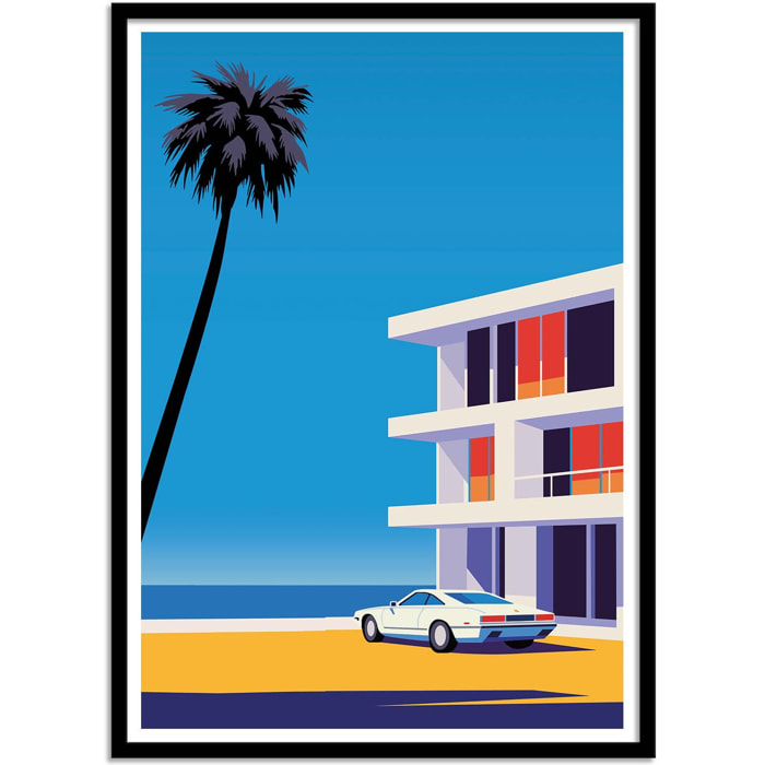 Affiche - Summer car - Vistas Studio