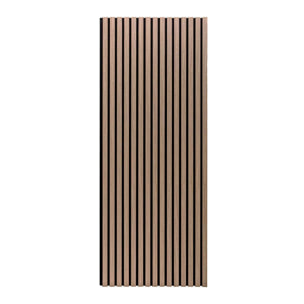 Beethoven - Set di 4 pannelli fonoassorbenti decorativi in legno 150x60 cm, marrone chiaro