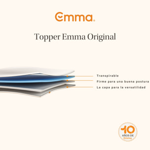 Topper Original | Reversible | Espuma | 6 cm
