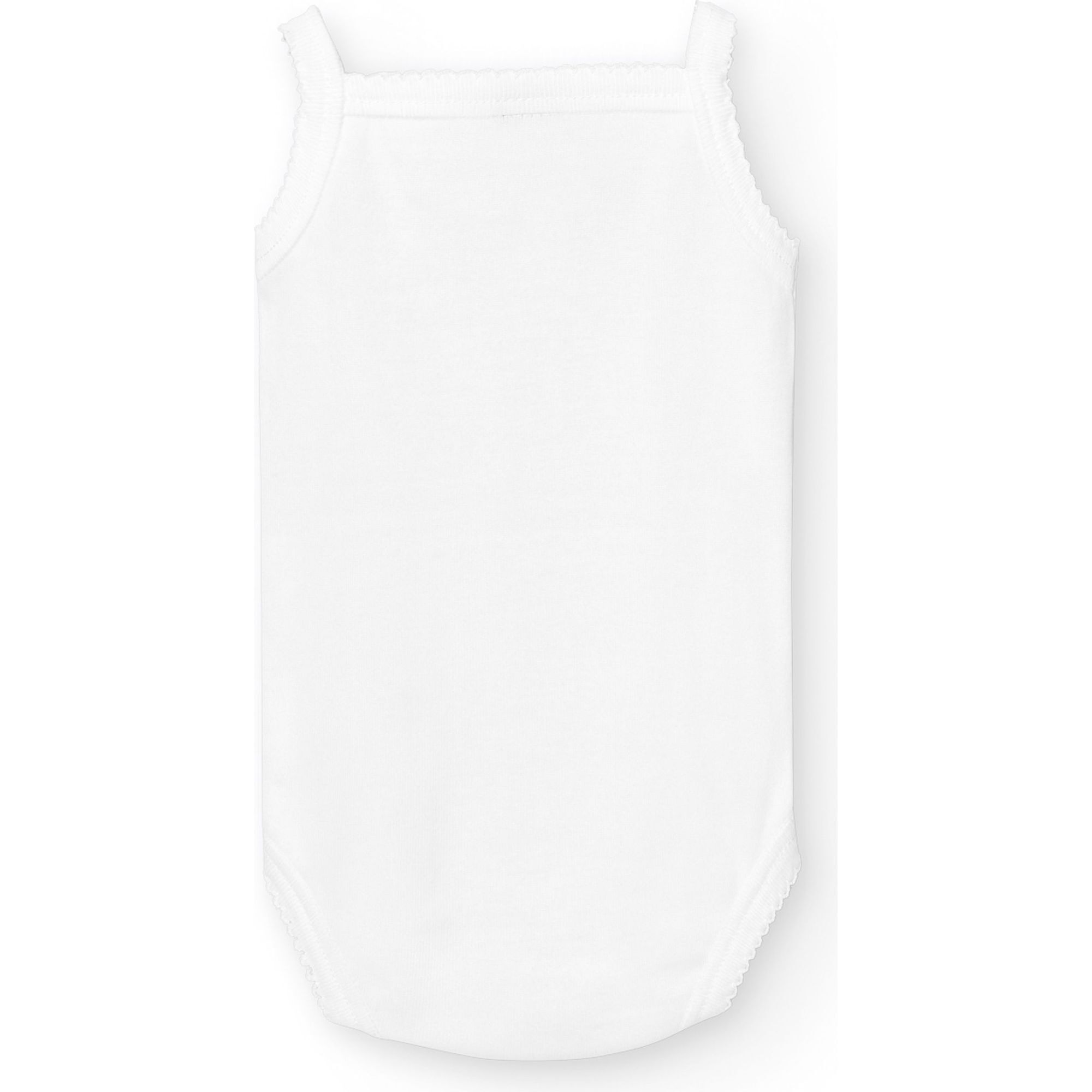 Body bebé tirantes finos canalé algodón