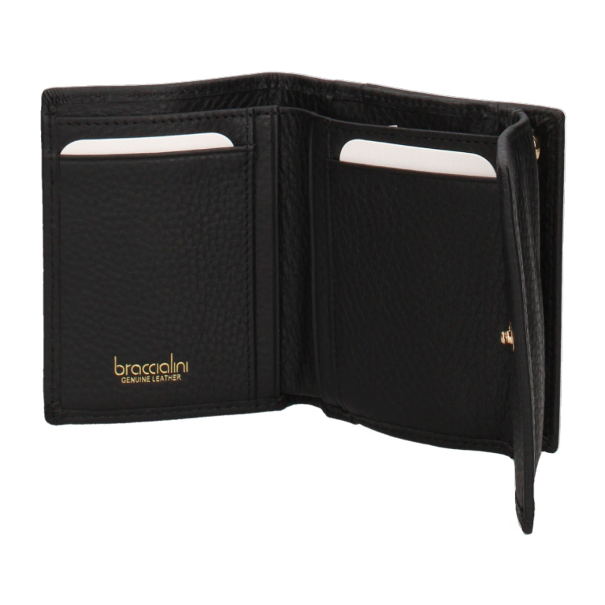 Portafoglio  da donna In Vera pelle Made in Italy 11x8,5x4 cm