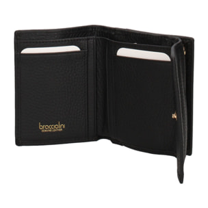 Portafoglio  da donna In Vera pelle Made in Italy 11x8,5x4 cm