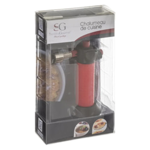 Chalumeau de cuisine rouge
