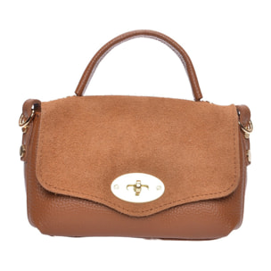 Borsa a mano Anna Luchini Cammello