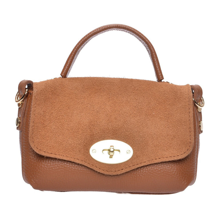 Borsa a mano Anna Luchini Cammello