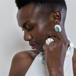 Pendientes Lux by Lux acabadoss en oro amarillo 18K