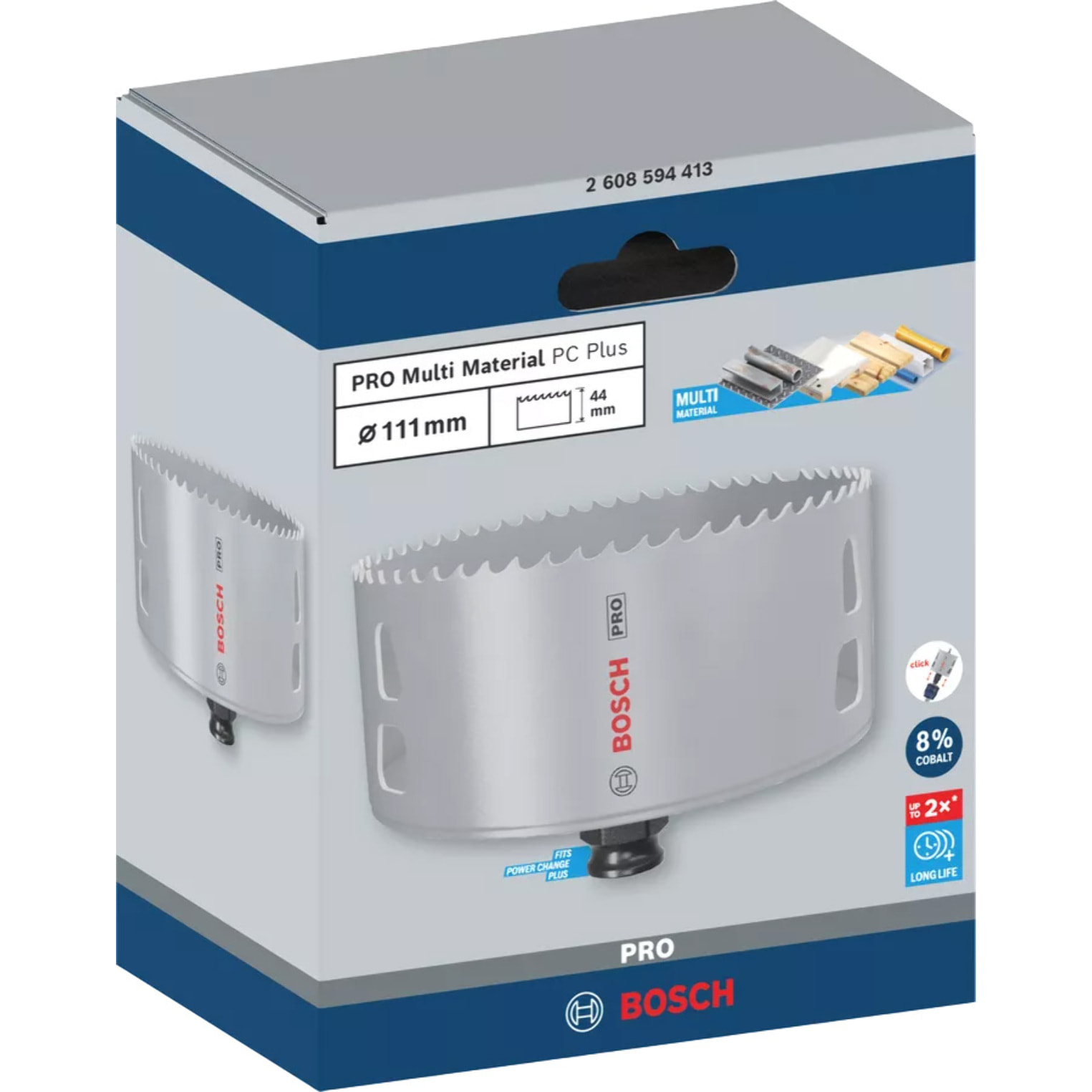Scie trépan PRO Multi Material Power Change Plus - BOSCH - D.111
