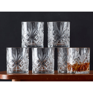 Set de 6 verres à whisky Melodia 31cl