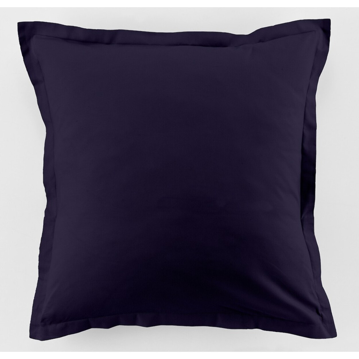 Lot De 2 Taies 100% Coton 57fils Bleu Imperial