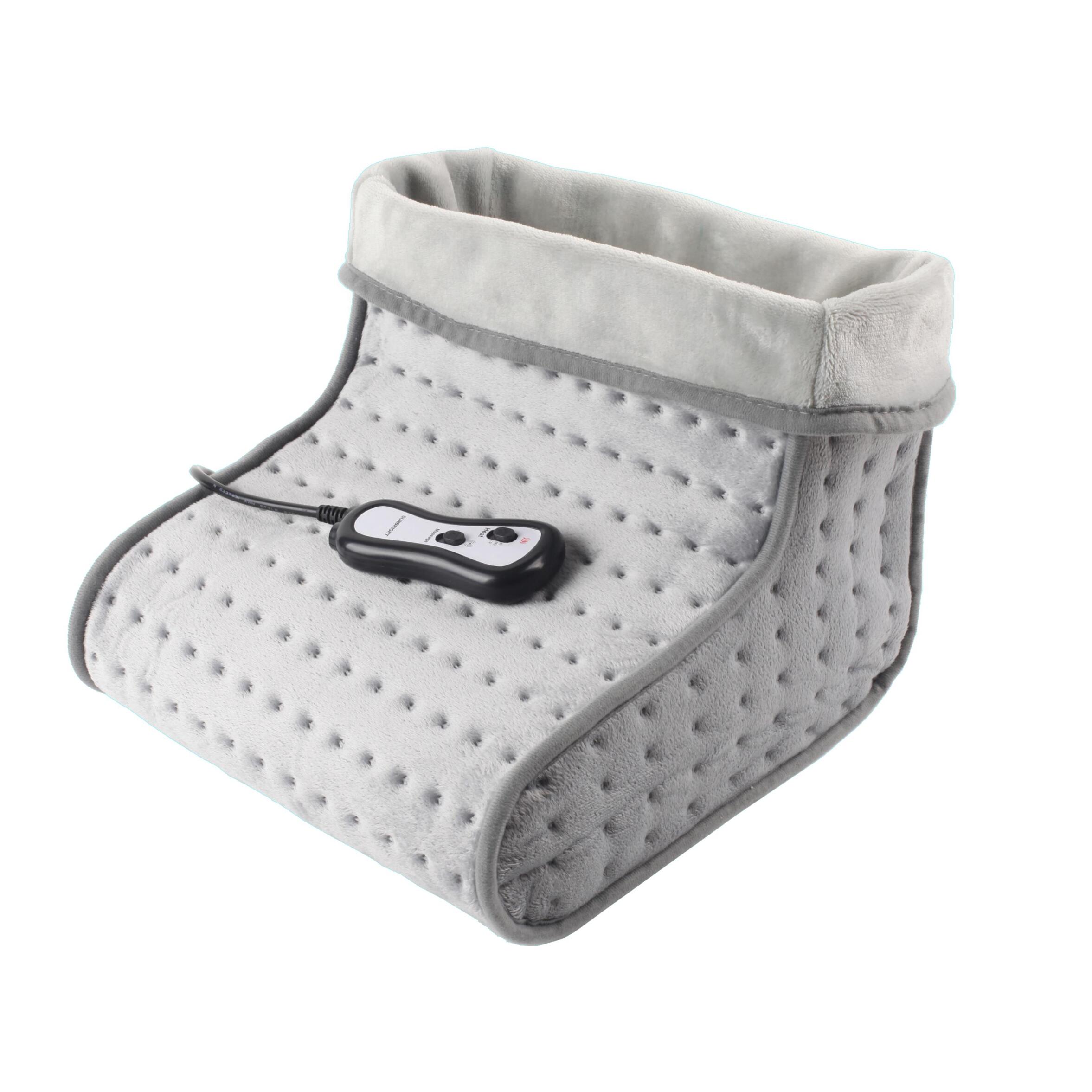 Masseur électrique pour pieds 7W laine gris