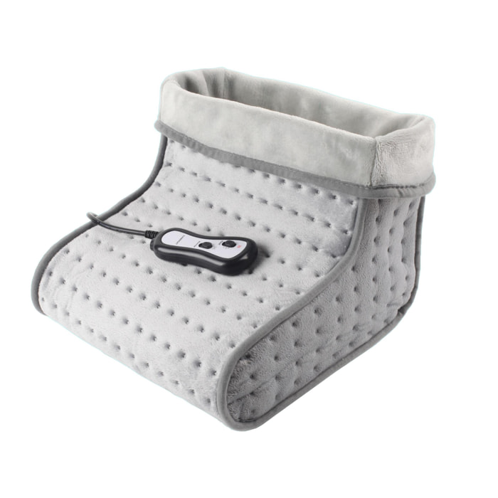 Masseur électrique pour pieds 7W laine gris
