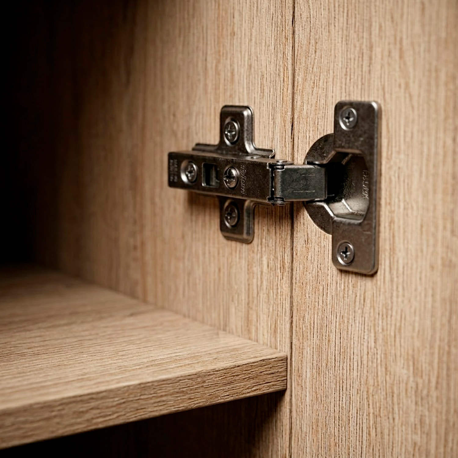 Colonna Armadio Bagno 1 Anta Salvaspazio 4 Ripiani Regolabili Mobile Alto Ingresso Corridoio Ripostiglio Moderno Semplice Con Maniglia In Metallo Argentata 200 x 47.1 x 49.2 Cm Rovere