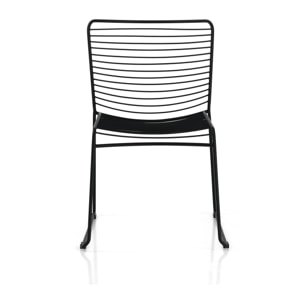 Tomasucci Lot 2 chaises d'intérieur/extérieur MARTHA NOIR