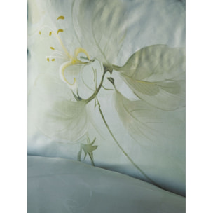 Parure housse de couette et taies oreiller 100% Satin de Coton imprimé