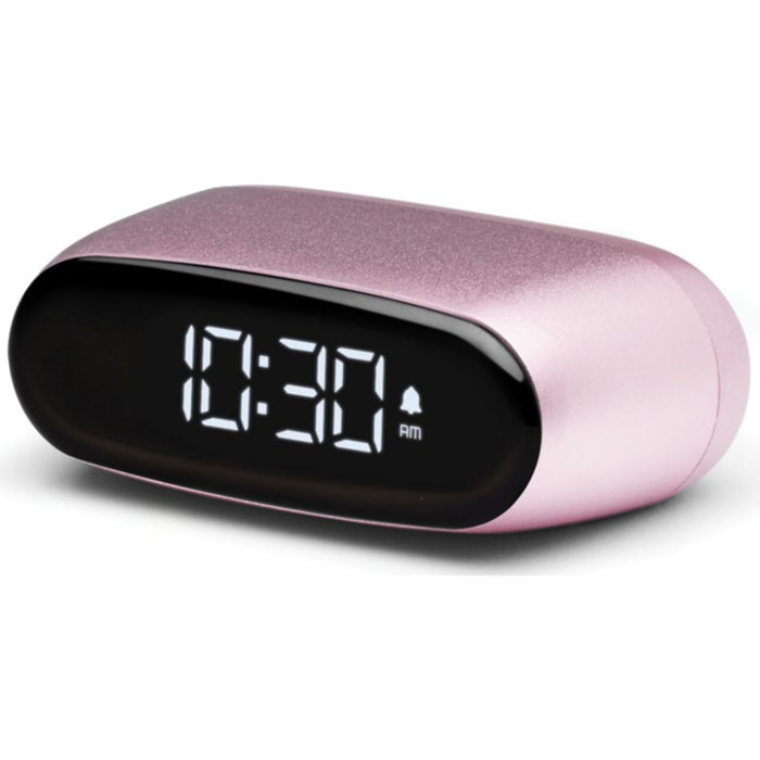 Réveil LEXON Minut ultra-compact Rechargeable Rose