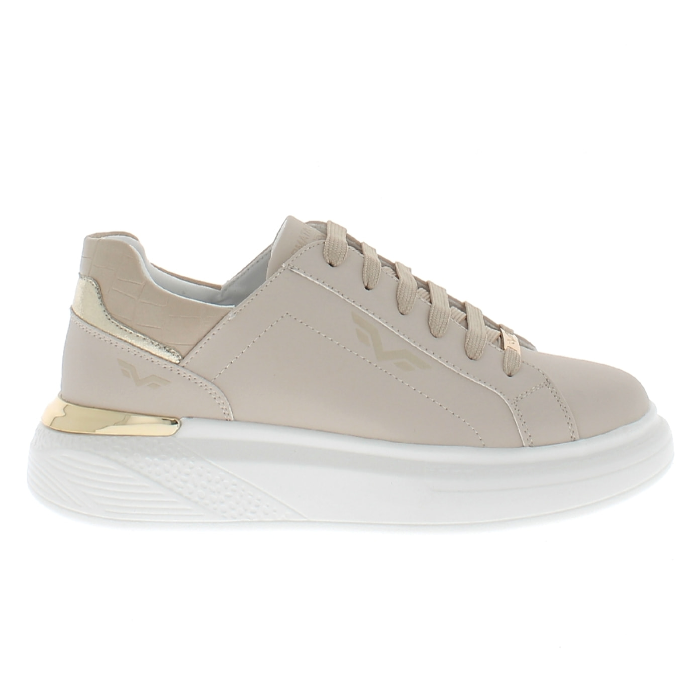 Armata di Mare Scarpe Donna Sneakers Basse con Soletta in Memory Foam AMD W42H04 Beige