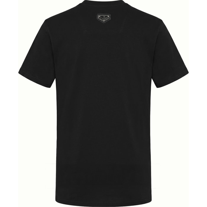 PHILIPP PLEIN Camiseta de cuello redondo y manga corta SKULL