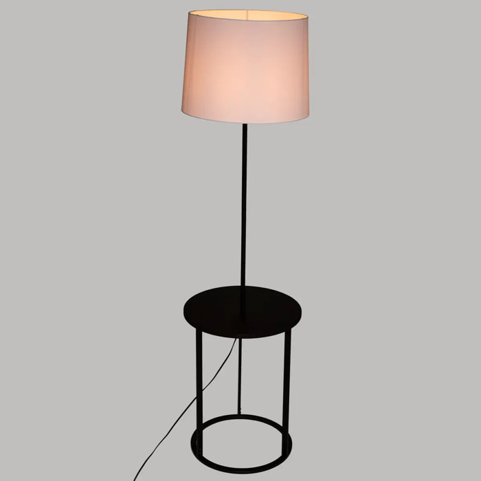 Lampadaire "Gil" - noir H149 cm