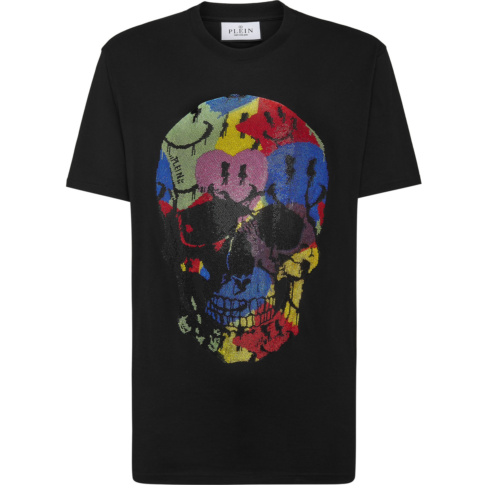 PHILIPP PLEIN T-Shirt Round Neck SMILE