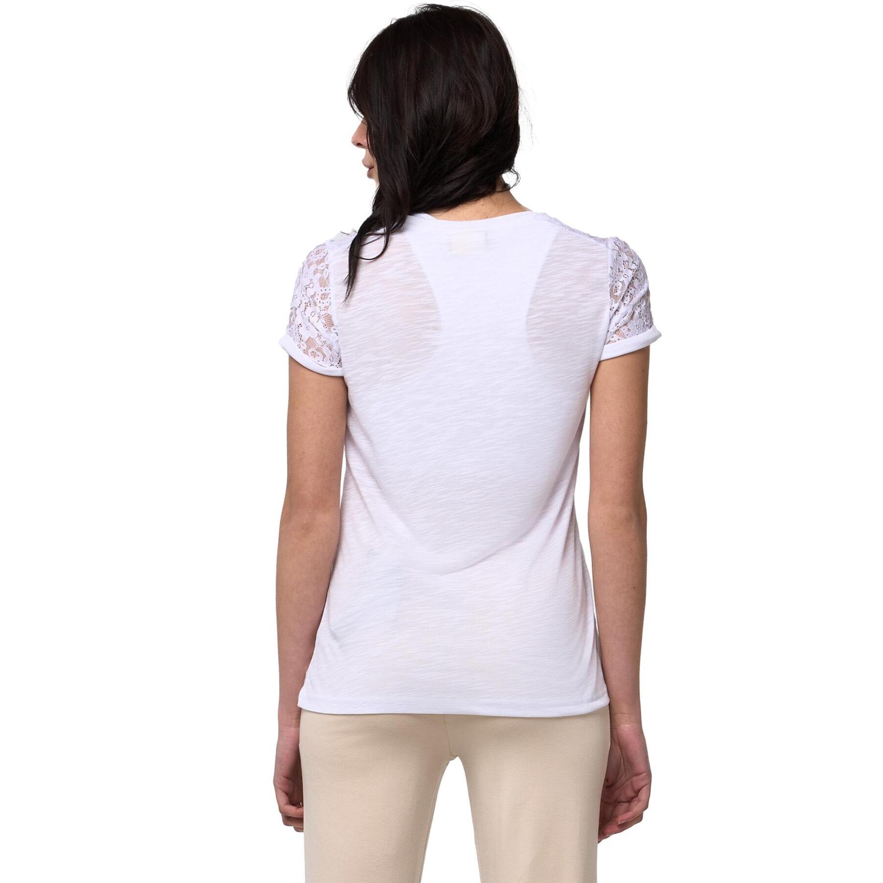 T-shirt a maniche corte da donna Leone Lace