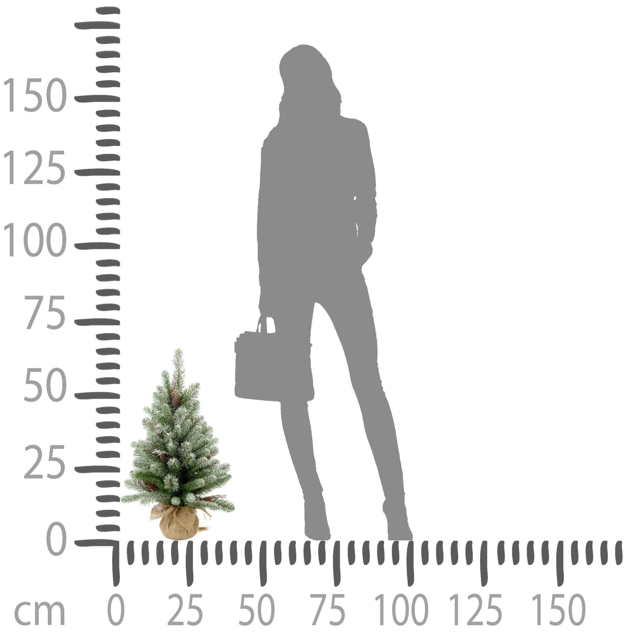 65 Abete Innevato - Pezzi 1 - 40X66X40 - Colore: Verde - Bianchi Dino - Articoli Natalizi