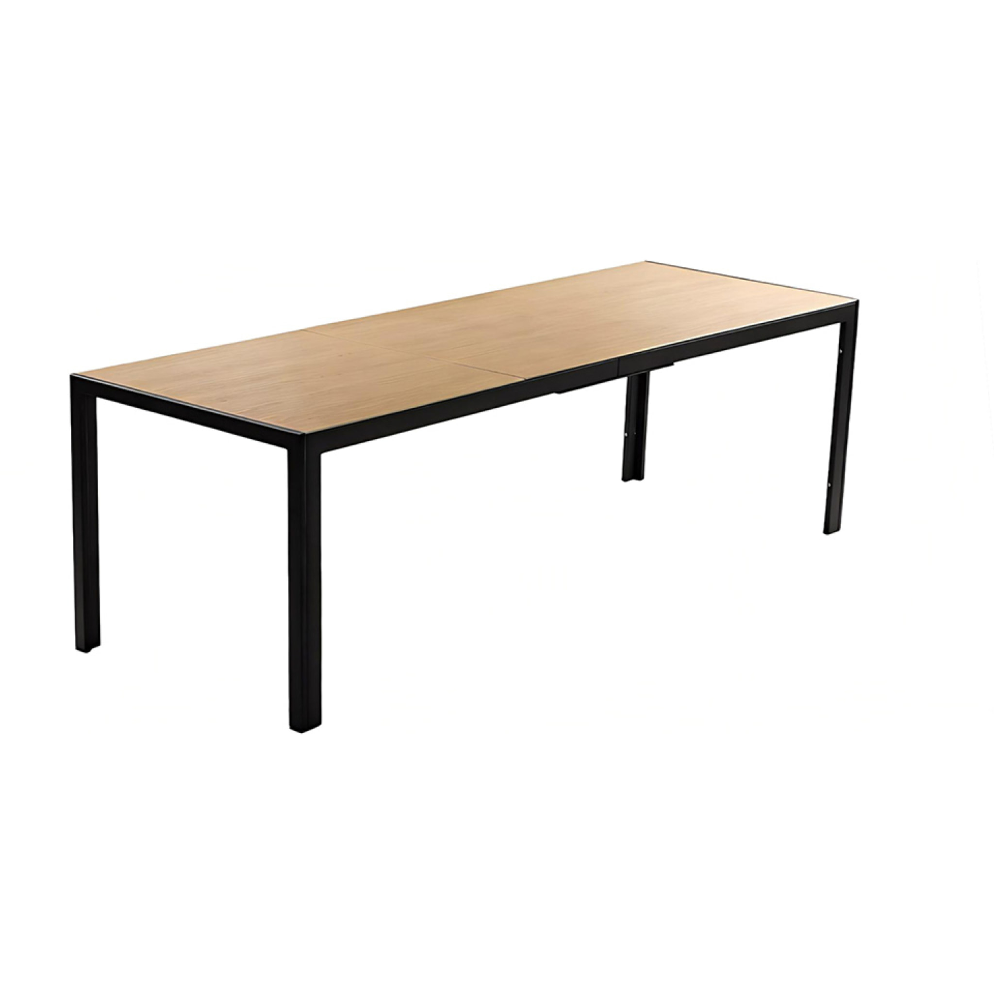 Salon de jardin 10 places avec table 240cm effet bois PANAY