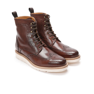 Derby boot British Passport mogano