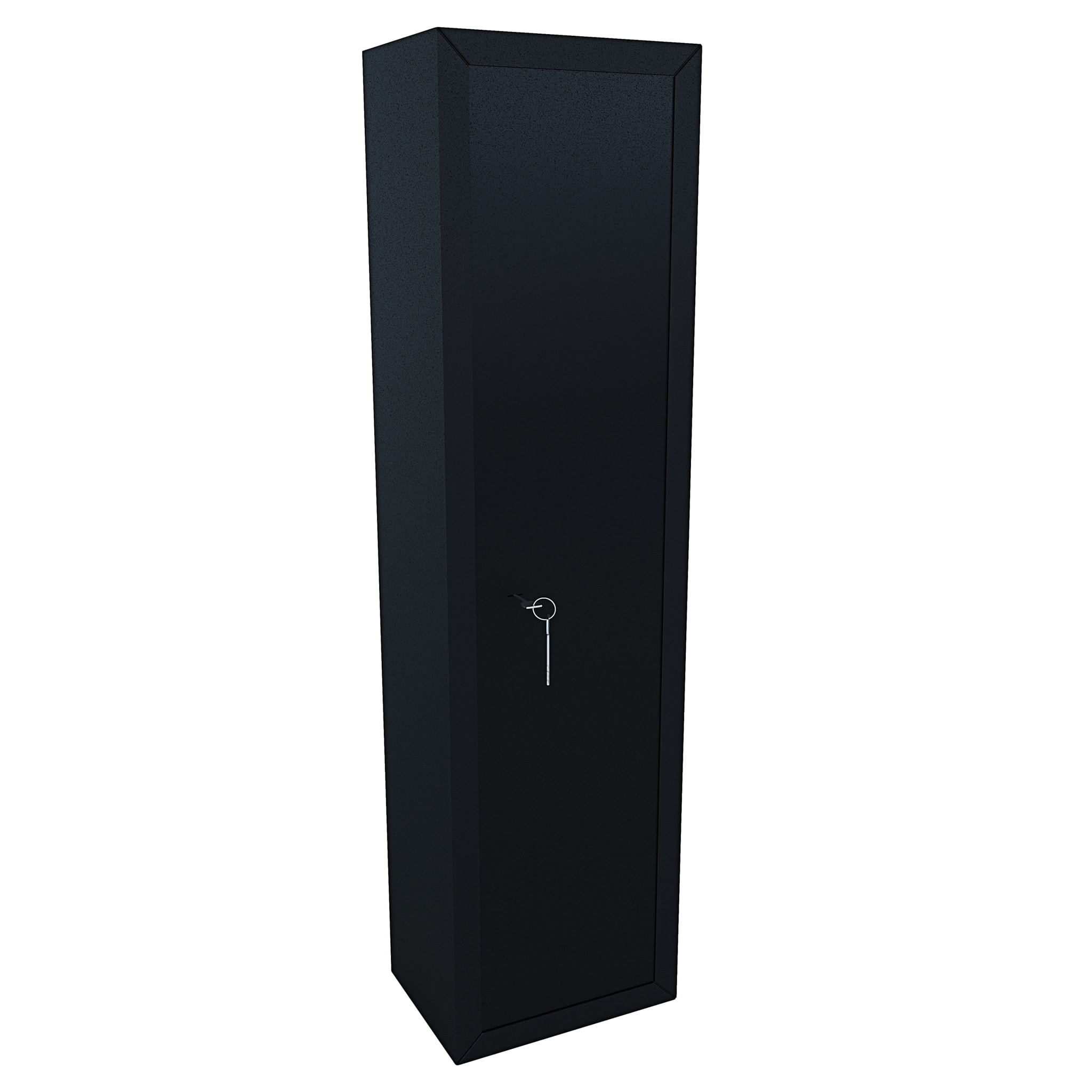 Armadio Portafucili Armi Blindato Fuciliera In Acciaio Cassetto Tesoretto Con Serratura Chiave A Doppia Mappa Cassaforte Sicura Grigio Scuro 7 Posti