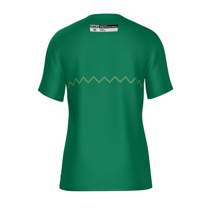 2025 Uci Road World Championships - T-Shirt Kigali - Vert - Unisex