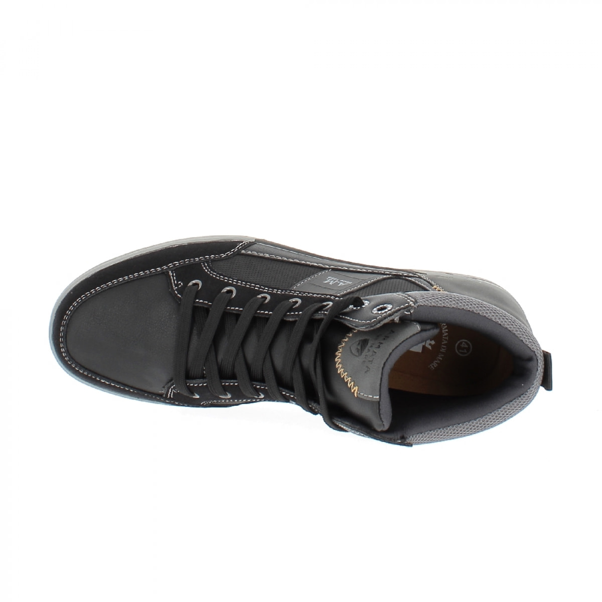 Armata di Mare Scarpe Uomo Stivaletti Casual Stringati con Soletta Rimovibile in Memory Foam AMU W22M213 Black