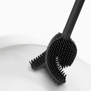 Flex™ 360 brosse WC anti gouttes, noir mat (70597)