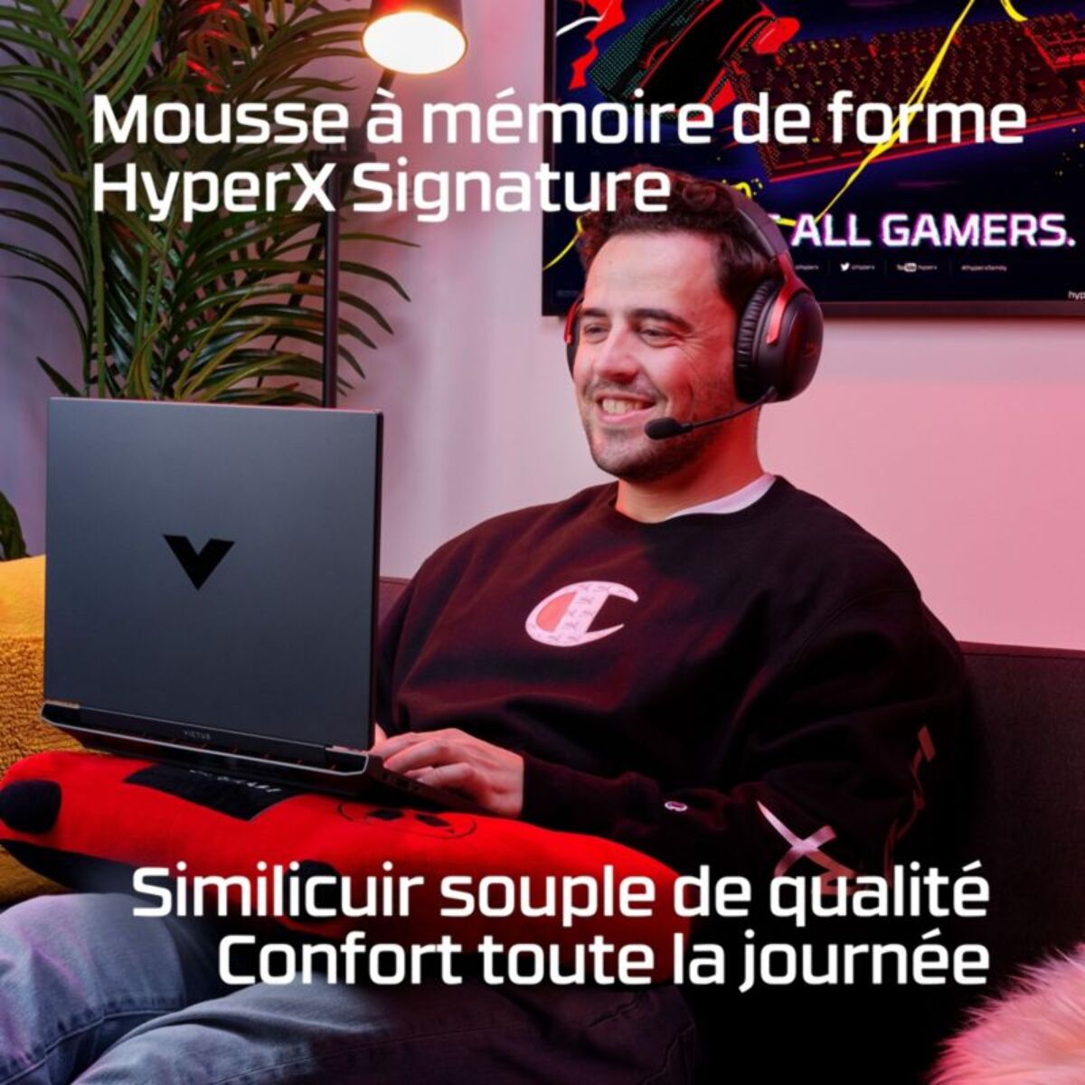 Casque gamer HYPERX Cloud III Wireless Black-Red