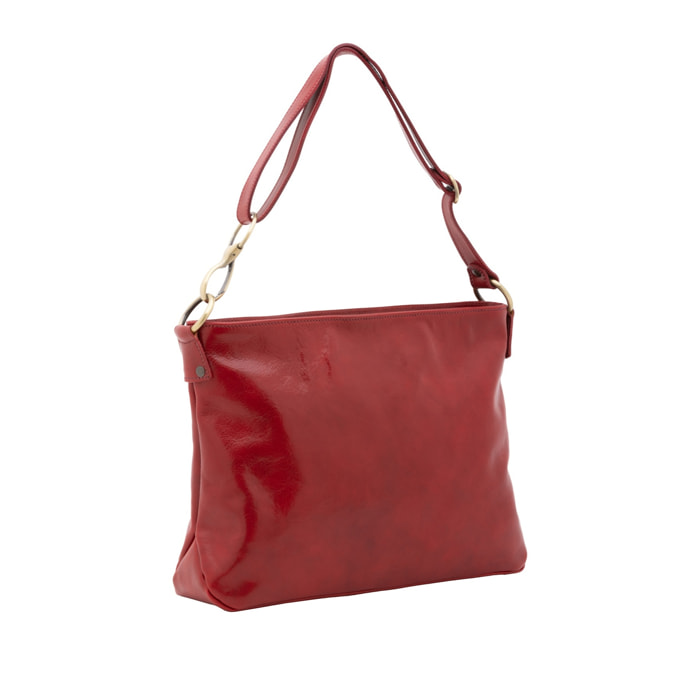 Borsa a spalla da donna - Modello False - 100% pelle - 38.0 x 29.0 x 11.0 cm