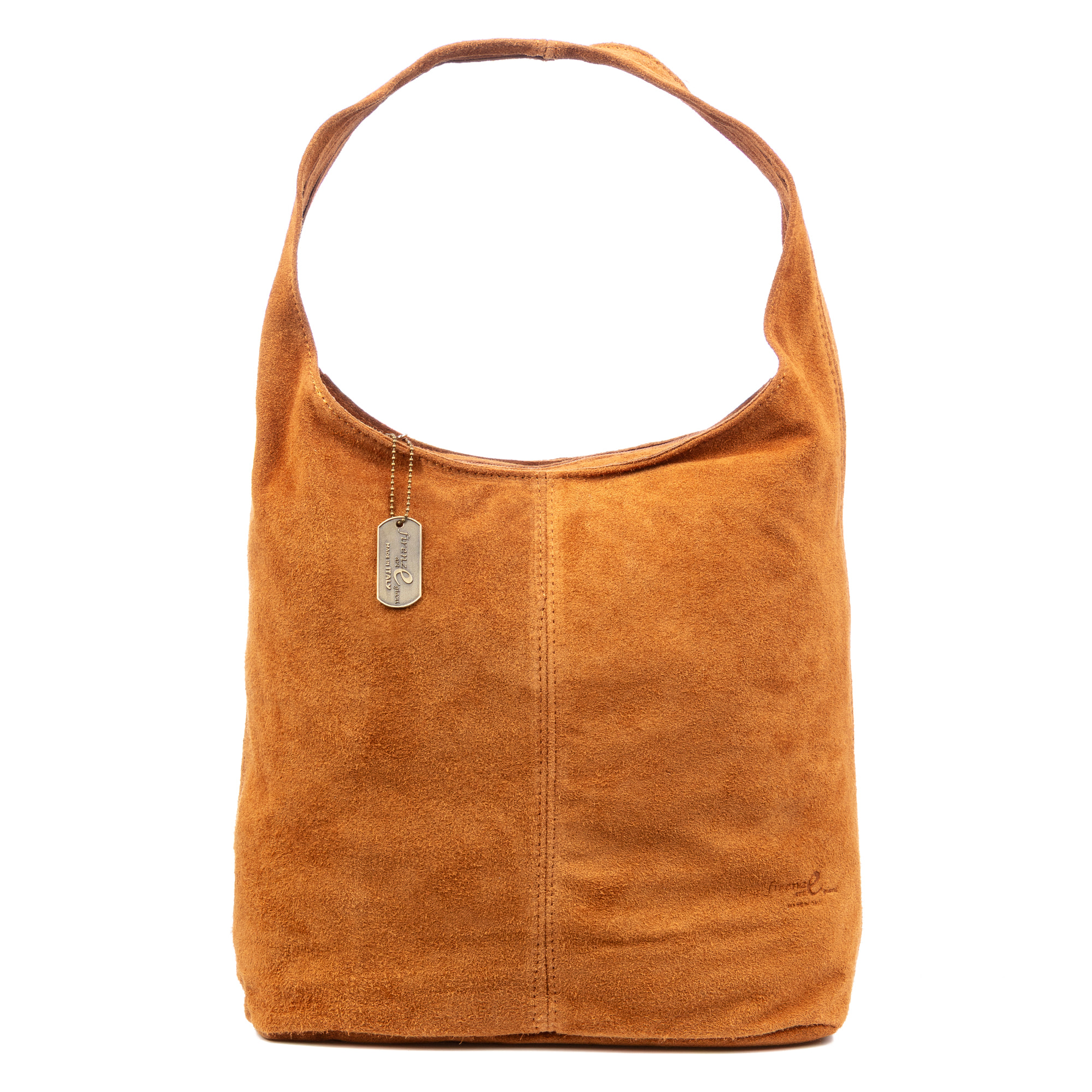 Bagnara bolso shopper mujer. Piel auténtica Gamuza.