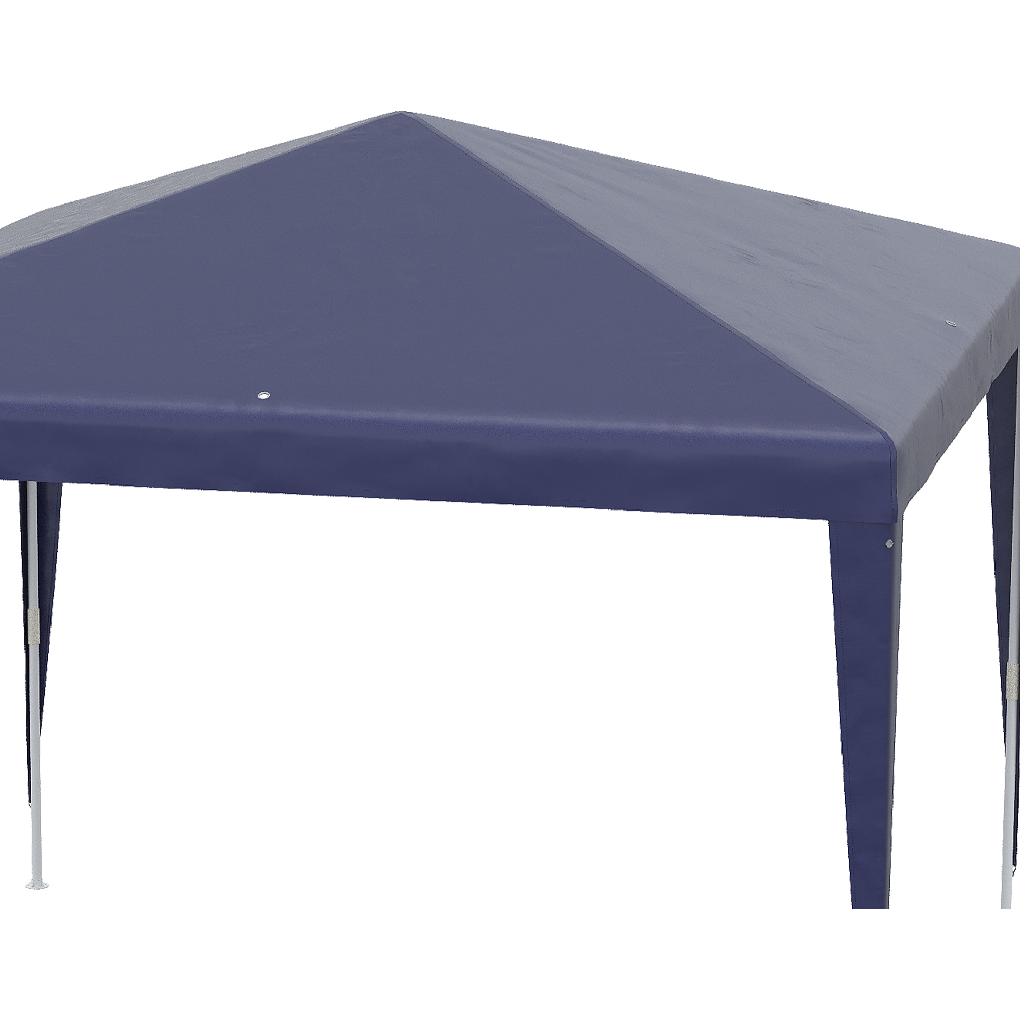 Carpa Desmontable 3x3 m Cenador Pabellón de Jardín con 4 Orificios de Drenaje y Marco de Metal Gazebo para Terraza Patio Exterior Camping Azul