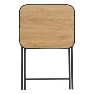 Table pliante 4 places Flexy Plus 48x38cm noir