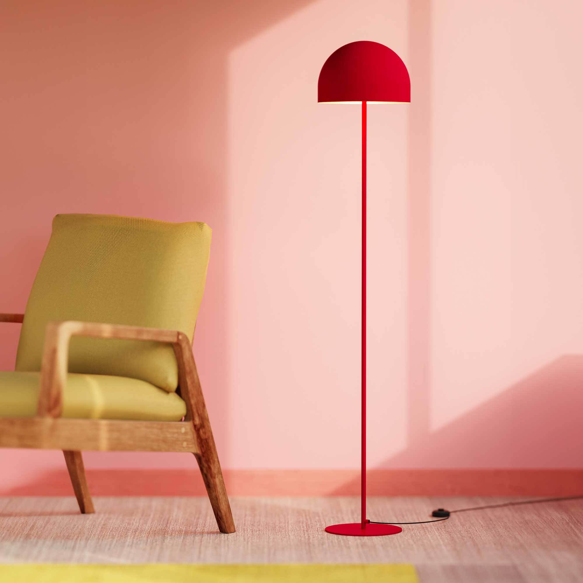 Forlight Fres pie de salón rojo para bombilla E27