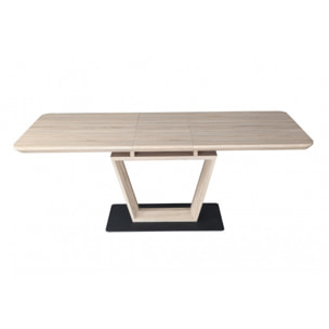 Table de repas extensible 160/200 cm en bois - ZAG