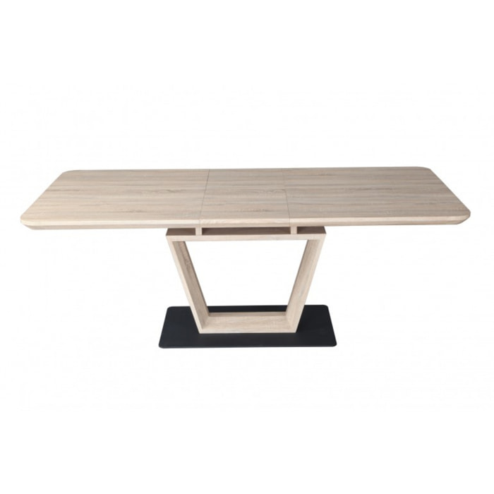 Table de repas extensible 160/200 cm en bois - ZAG