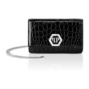 PHILIPP PLEIN Bolsa con solapa HEXAGON
