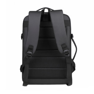 Mochila de viaje con gran resistencia y conexión usb. Impermeable, acolchada y ventilada. Asa para trolley