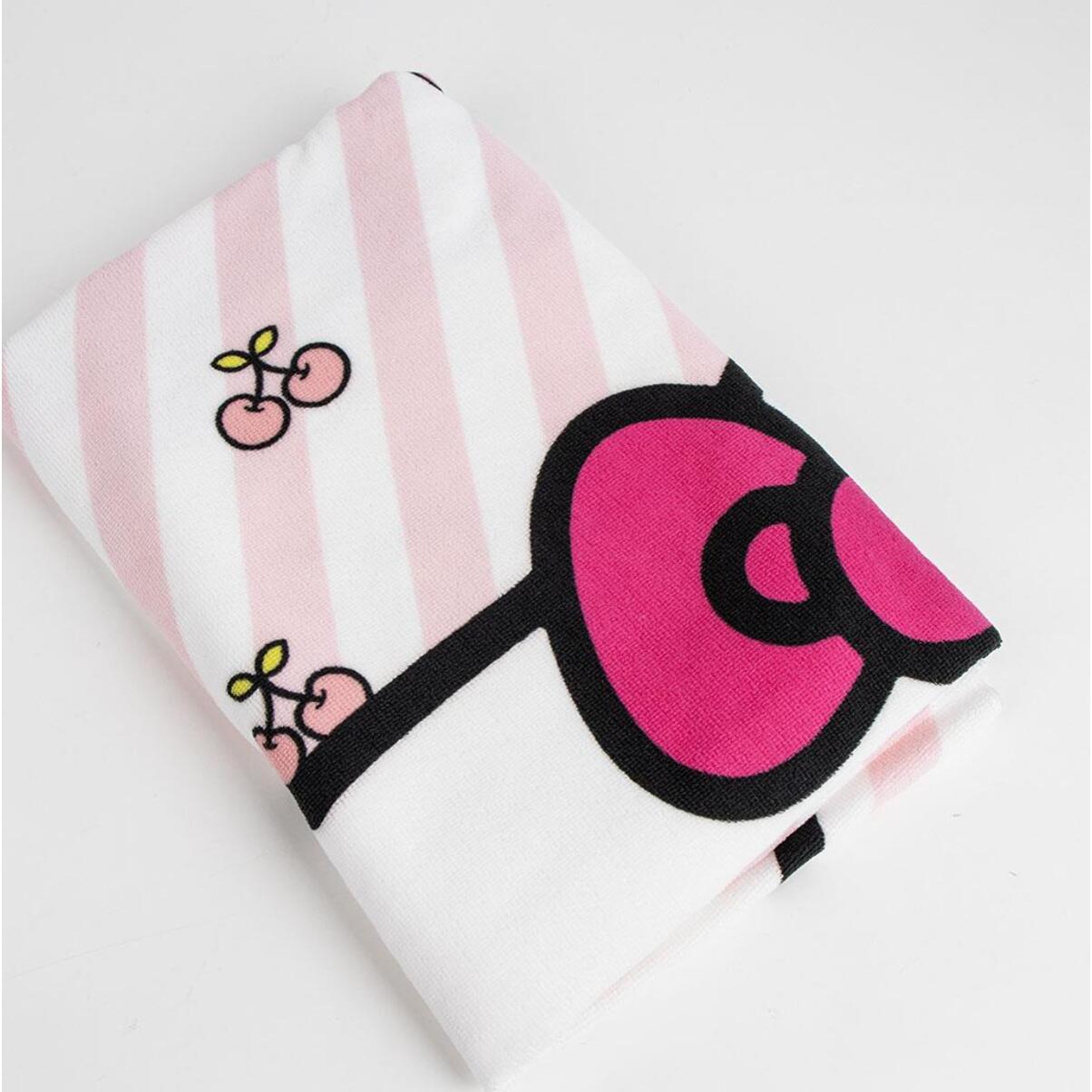 Toalla Microfibra de Hello Kitty - 70x140x1 cm - Multicolor