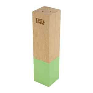 Salière en bois Tasty Green