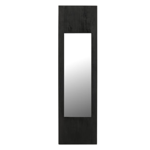 J-Line Miroir Mural - bois - noir - small