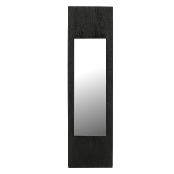 J-Line Miroir Mural - bois - noir - small