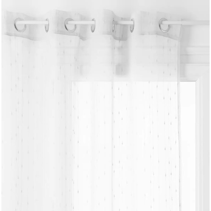 Voilage "Anissa" - blanc - 140x240 cm