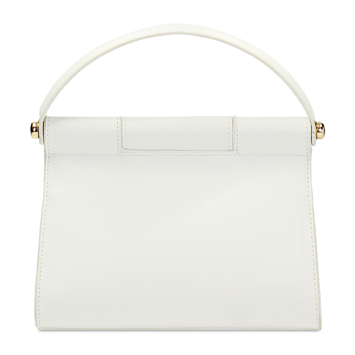 Minibolsa blanca para llevar bajo el brazo