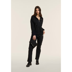 Pantaloni regular con tasche applicate e gamba dritta